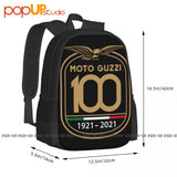 Motoguzzi Large Capacity Vintage Riding Backpack