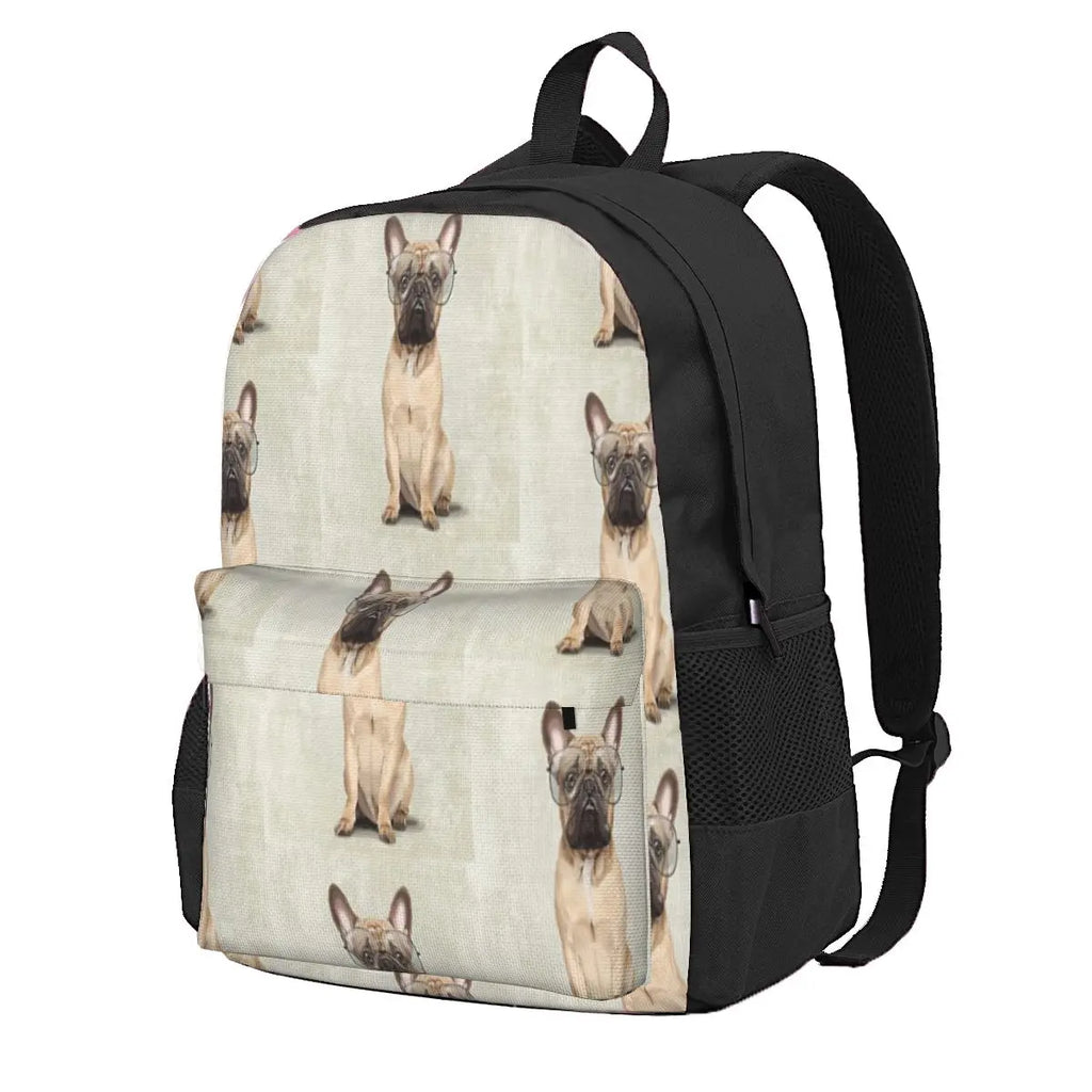 Bulldog Anime Backpack for Men and Women