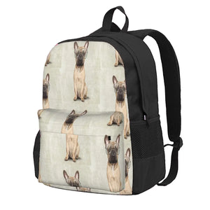 Bulldog Anime Backpack for Men and Women
