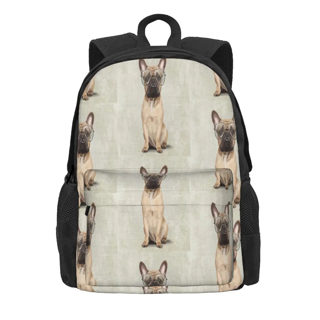 Bulldog Anime Backpack for Men and Women