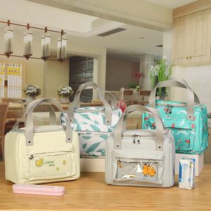 Breakfast Box Portable Picnic Travel Cooler Lunch Bag