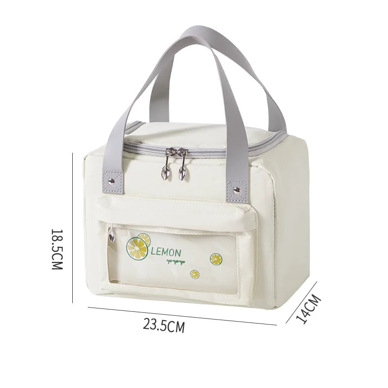 Breakfast Box Portable Picnic Travel Cooler Lunch Bag