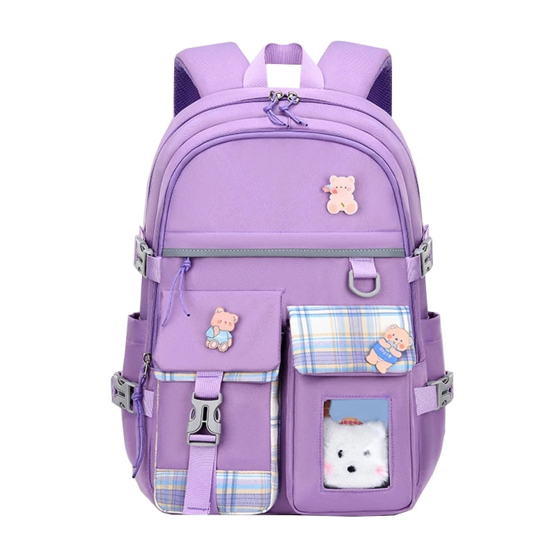 Cartoon Backpack for Girls Cute School Bag