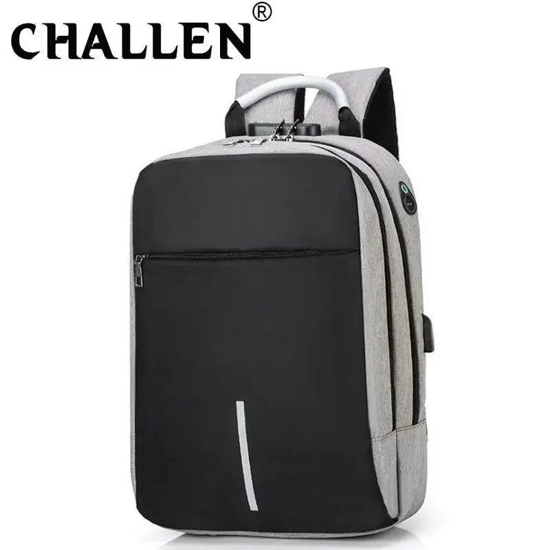 USB Charging Men Backpack Travel Mochila Anti Thief Backpack