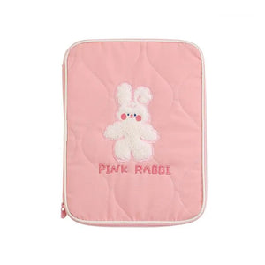 Cartoon Pattern Embroidery Laptop Sleeve 13in 11in Tablet Case Bag