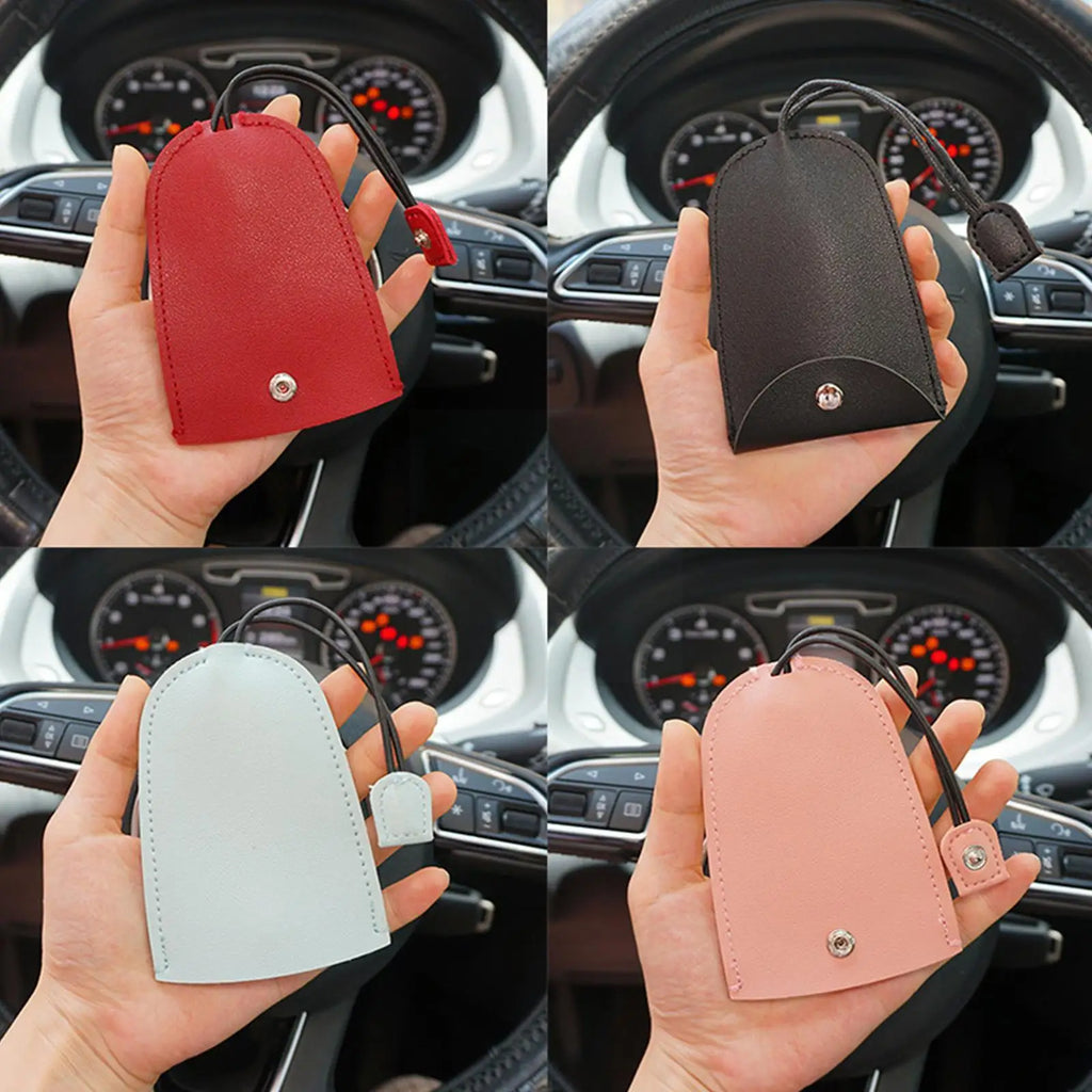 Leather Key Wallet Car Key Case Storage Bag Key Organizer Holder Cover Bag