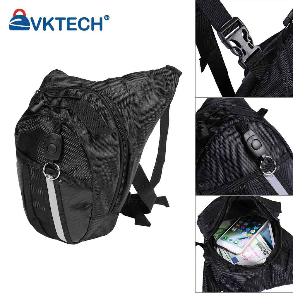 Men Drop Leg Belt Bag Waterproof Molle Thigh Waist Fanny Pack