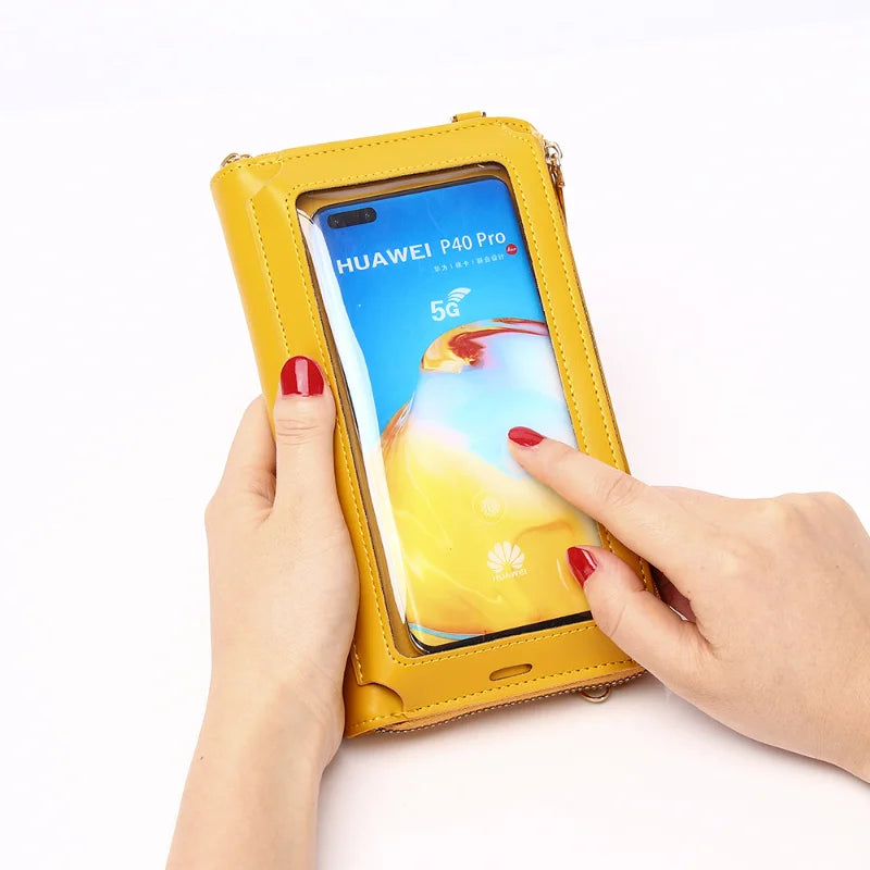 Multifunctional Touch Screen Mobile Phone Bag Large Capacity Messenger Bag