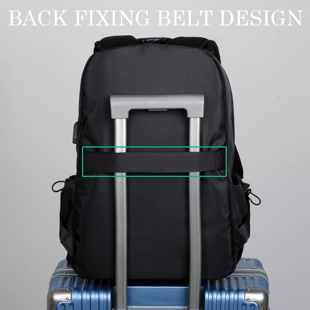 USB Charging Laptop Backpack Waterproof School Bag