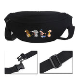 Cartoon Pattern Unisex Waist Bag Outdoor Sports Cycling Bag