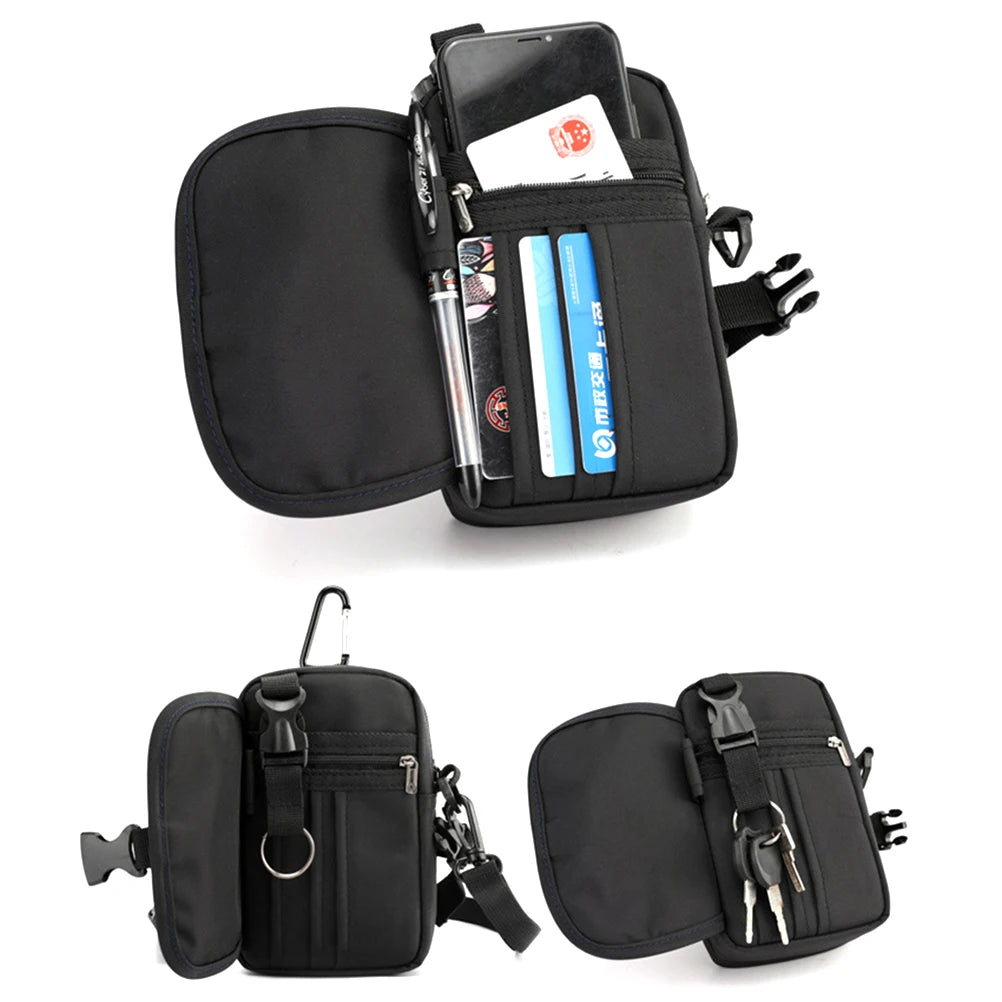 Multifunctional Waist Pack Men Nylon Pouch Waterproof Bag