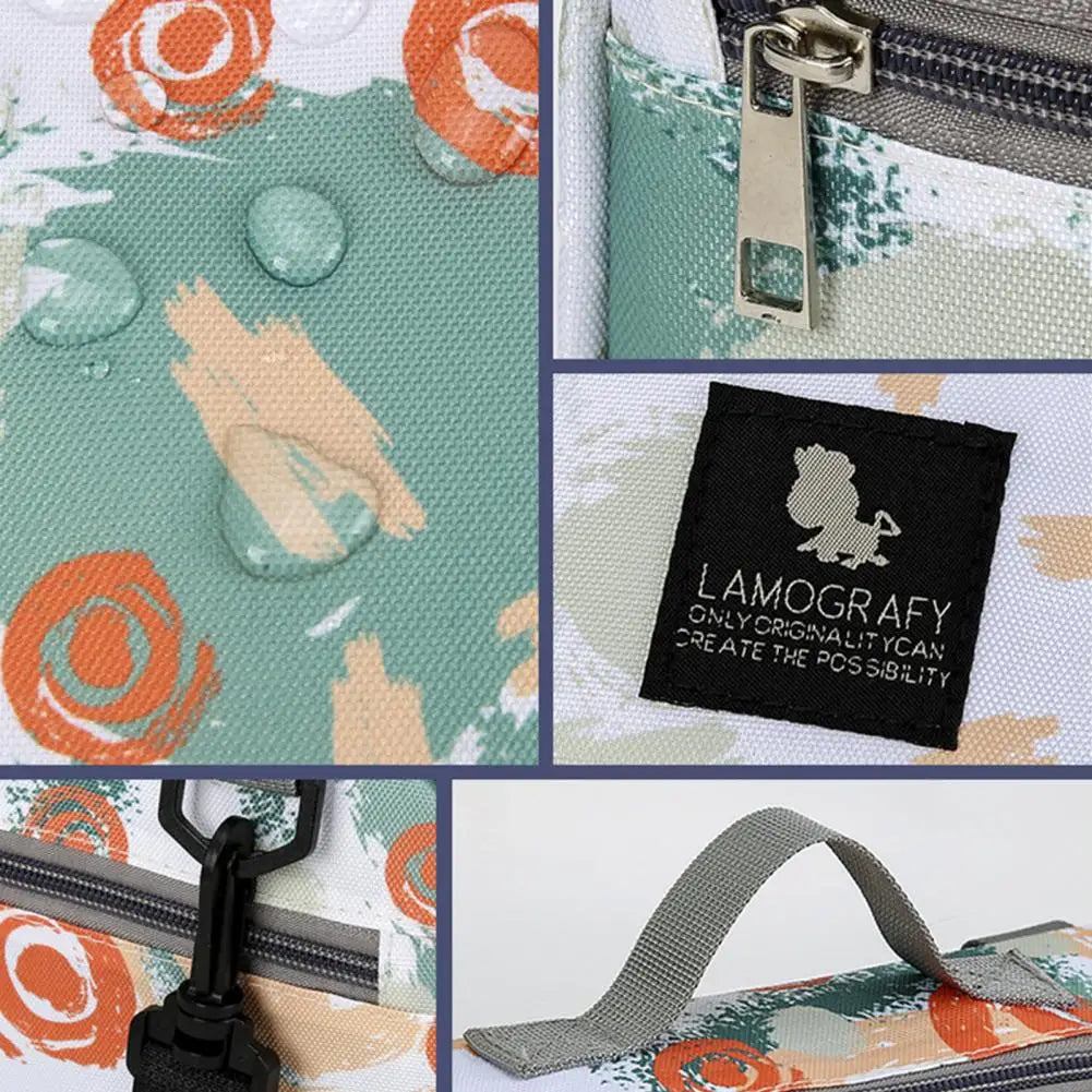Mummy Diaper Bag Large Capacity Print Diaper Organizer Bag
