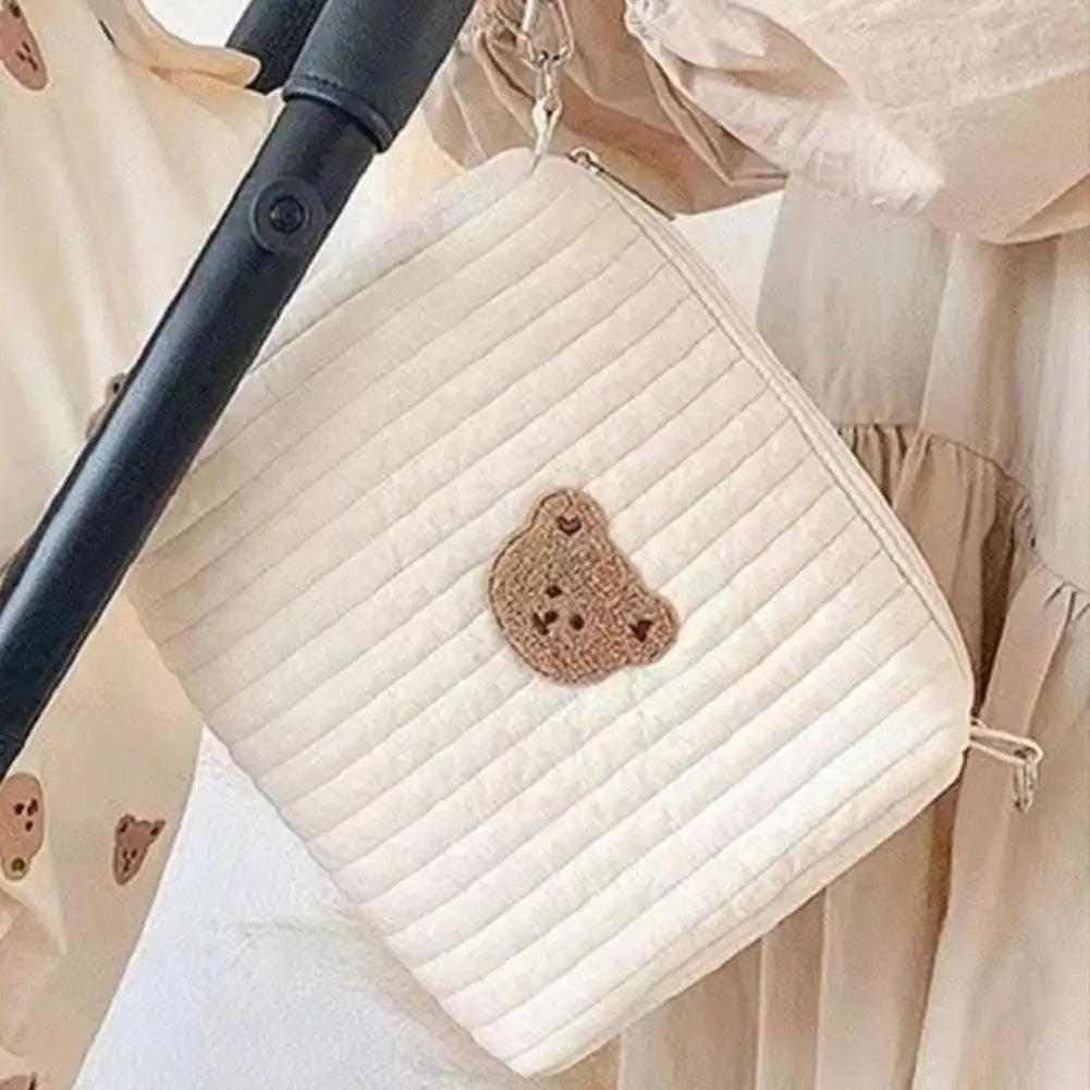 Rabbit Embroidery Stroller Handbag Diaper Bag