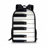 Musical Instruments Printing School Backpack for Kids