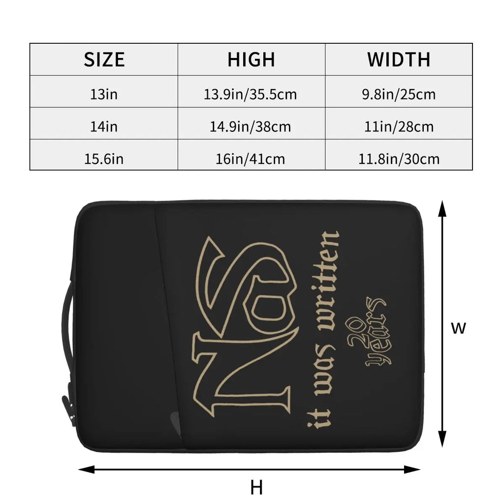 NAS Concert Tour Laptop Bag 13-15 inch Waterproof Protective Cover Briefcase
