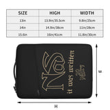 NAS Concert Tour Laptop Bag 13-15 inch Waterproof Protective Cover Briefcase