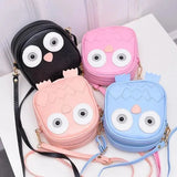 Cartoon Owl Pattern Crossbody Bag for Kids Girls