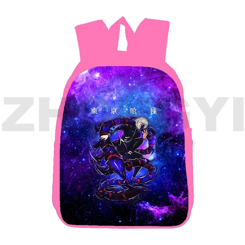 Tokyo Ghoul 3D Print Backpack Girls Female Back Pack 12/16 Inch Canvas