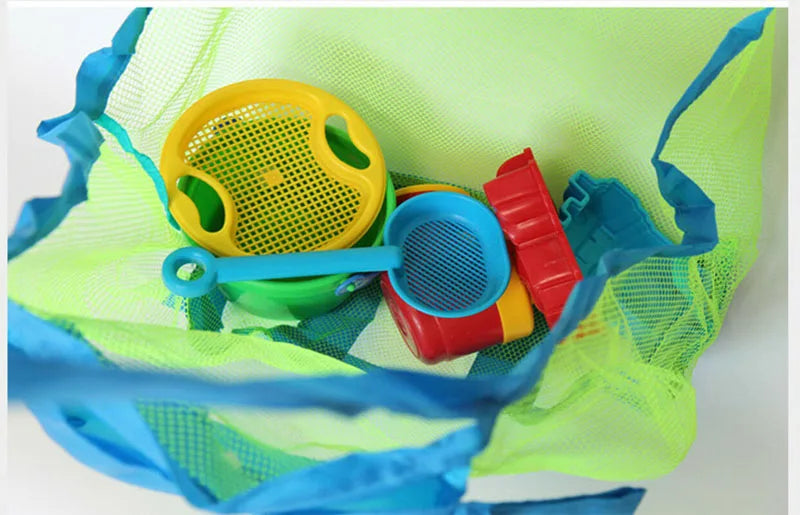 Large Mesh Bags for Children Toys Beach Sand Away Shoulder Storage Net Bags