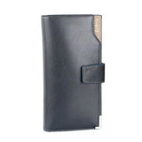 Long Men Purse Wallet Clutch PU Leather Male Business Wallet