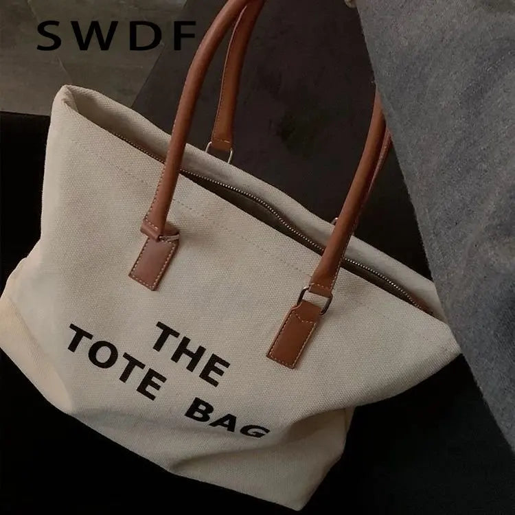 Casual Letter Shopper Bags for Women Shoulder Crossbody Bag Women's Bag
