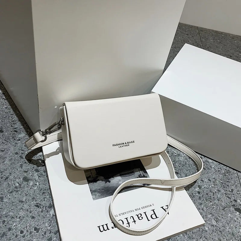 Small Square Bag Woman Ins Handbag Solid Shoulder Bag Crossbody