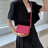 Small Square Bag Woman Ins Handbag Solid Shoulder Bag Crossbody