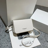 Small Square Bag Woman Ins Handbag Solid Shoulder Bag Crossbody