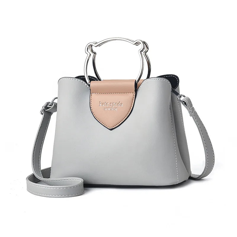 PU Leather Women Handbag Cat Hand Female Shoulder Crossbody Bags for Women