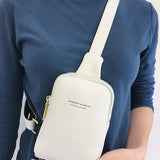 Women's Chest Pack Bag Hip Hop Banana Belt Bag Mini High Crossbody Bags