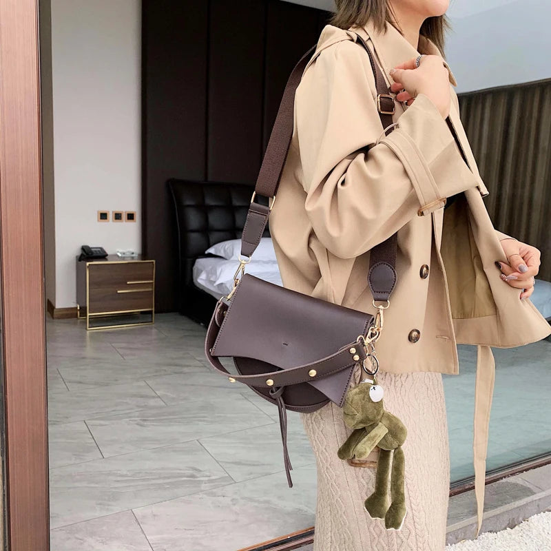 Women Crossbody Bag Handbag With Doll Female Shoulder Messenger Bags