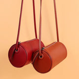 NIUCUNZH Leather Women's Boston Bag Small Shoulder Messenger Pillow Bag