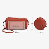 NIUCUNZH Leather Women's Boston Bag Small Shoulder Messenger Pillow Bag