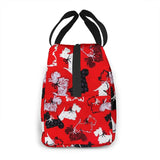 Cartoon Westie Lunch Bag Insulated Tote Picnic Food Cooler Pouch
