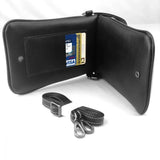 Universal Leather Cell Phone Bag Shoulder Pocket Wallet Pouch Case