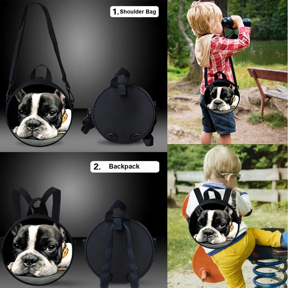 Alien Head Printing Backpack for Toddler Kids Boys Girls School Bagpack
