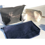 Personalized Make up Bag, Bridesmaid Gift, Christmas Bridal Shower Favor