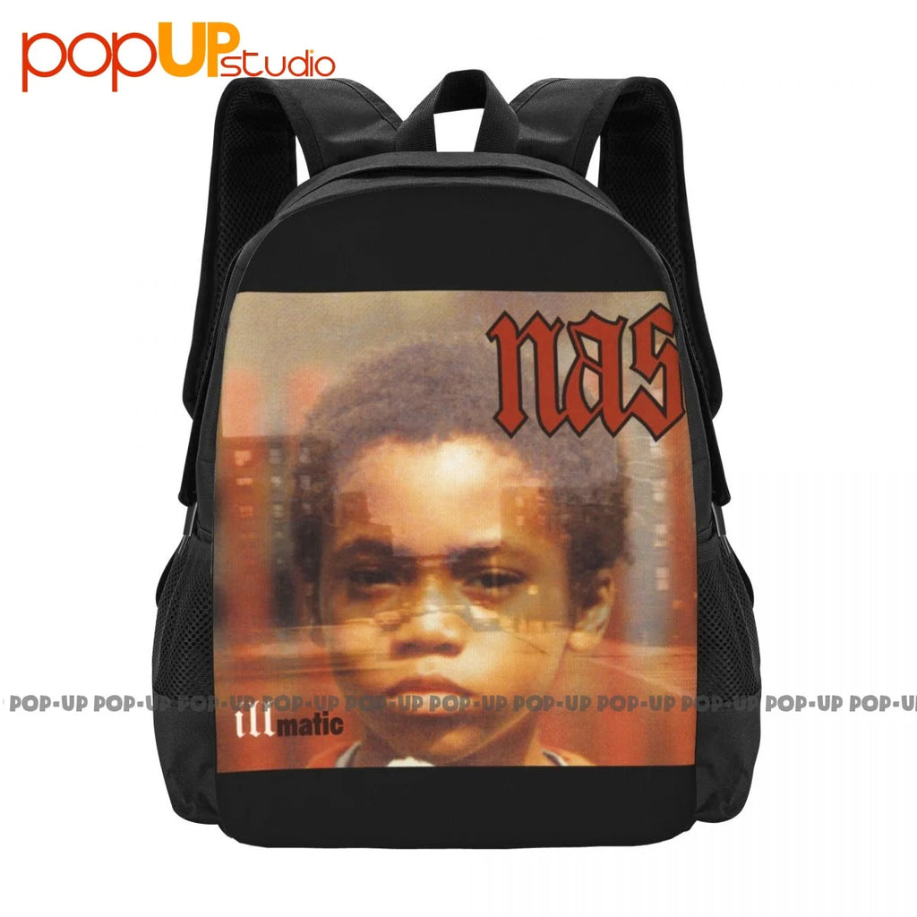 Nas Illmatic Classic Hip Hoprap York Backpack Large Capacity