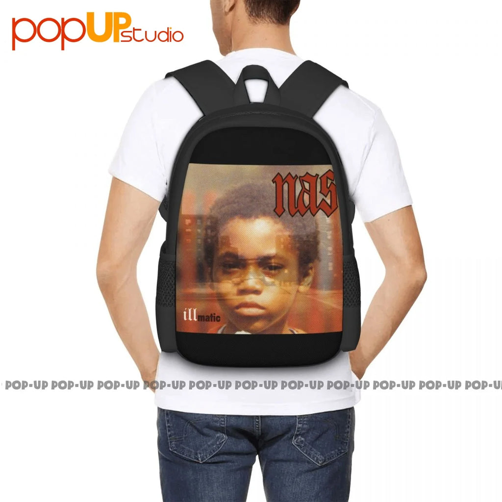Nas Illmatic Classic Hip Hoprap York Backpack Large Capacity