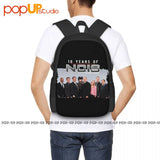Ncis Anniversary Signature 16 Years Backpack Large Capacity Travel Art Print