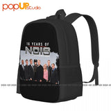 Ncis Anniversary Signature 16 Years Backpack Large Capacity Travel Art Print