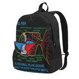 Ndvh Babel Fish H2G2 Backpacks Men's Backpacks Bags For Women