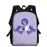 15-inch Cartoon Fish Children's Backpack For Girls Boys
