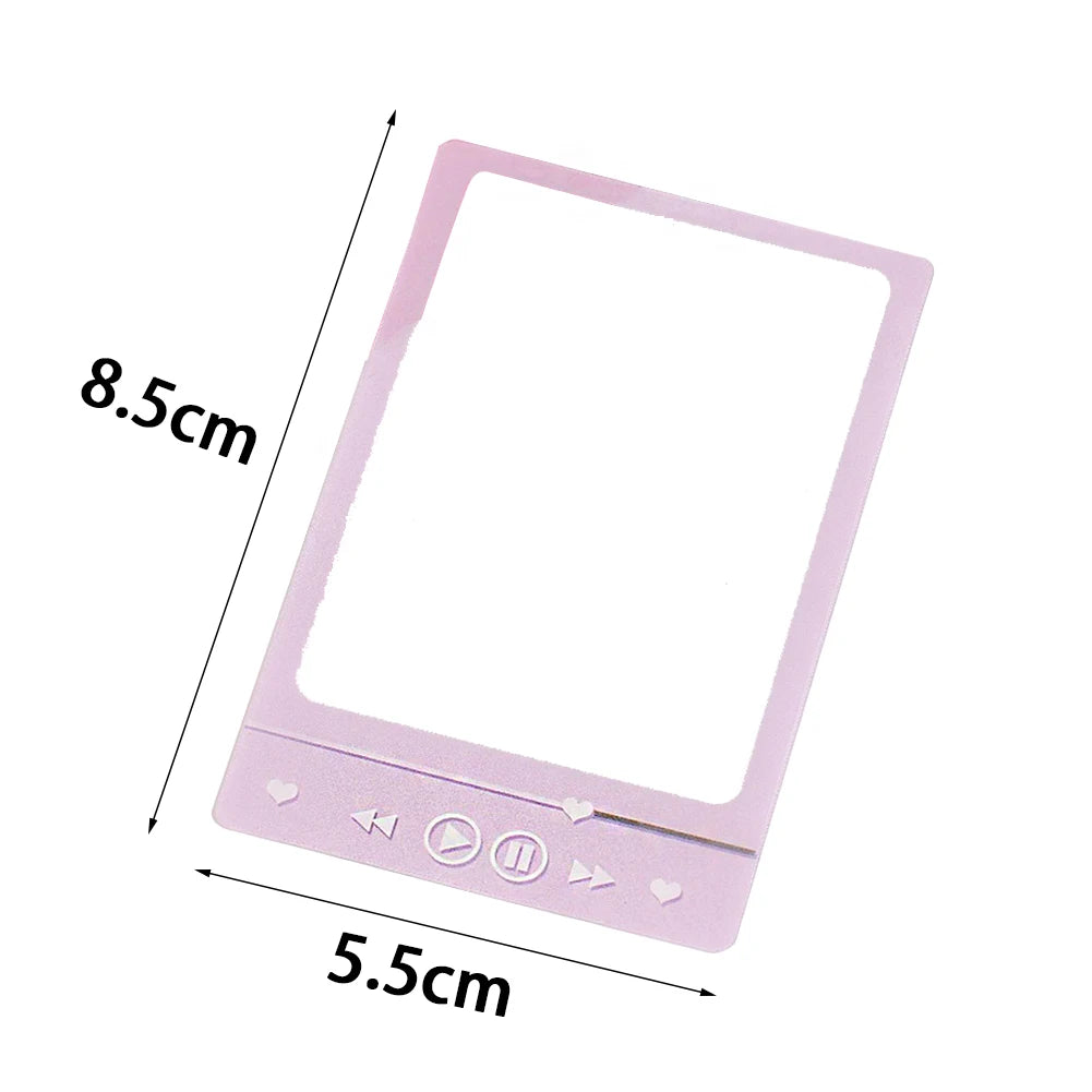 1pcs Kpop Photocards Film Protector Idol Photo Sleeves Holder Toploader