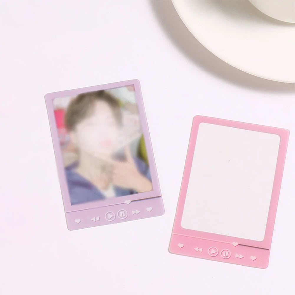 1pcs Kpop Photocards Film Protector Idol Photo Sleeves Holder Toploader