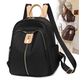 Waterproof Oxford Cloth Women Backpack School Bag High Capacity Bookbag