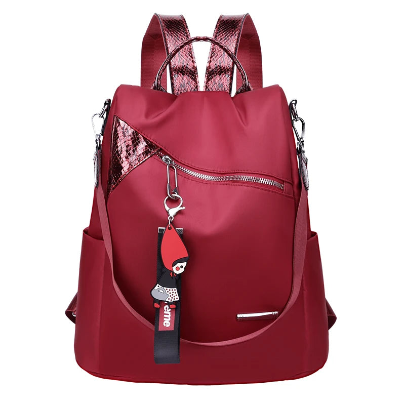 Teenage Girls School Bag Anti-theft Shoulder Backpack