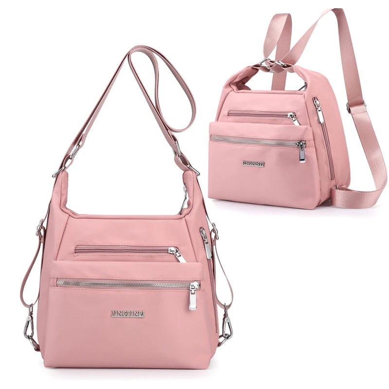 Women's Nylon Shoulder Bag CrossBody Handbag