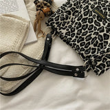 Leopard Shoulder Bag for Women Ladies Handbags Small Bag OL Style