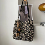 Leopard Shoulder Bag for Women Ladies Handbags Small Bag OL Style